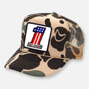 BROWN CAMO CURVED BILL HAT COLLECTION-19
