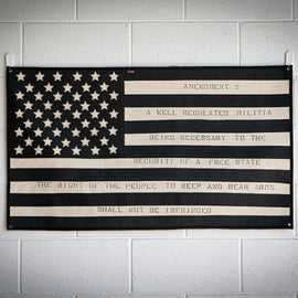 American Flag - Combat Boot Leather - Second Amendment - 0
