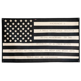 American Flag - Combat Boot Leather - Second Amendment