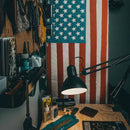 American Flag - Fire Hose & Arid Border-5