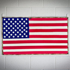 American Flag - Fire Hose & Arid Border - 0