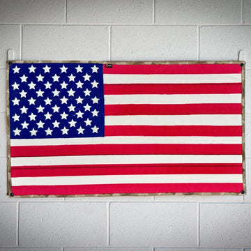 American Flag - Fire Hose & Arid Border - 0