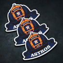MLB (AL) Fire Helmet Stickers - 3 Pack-3