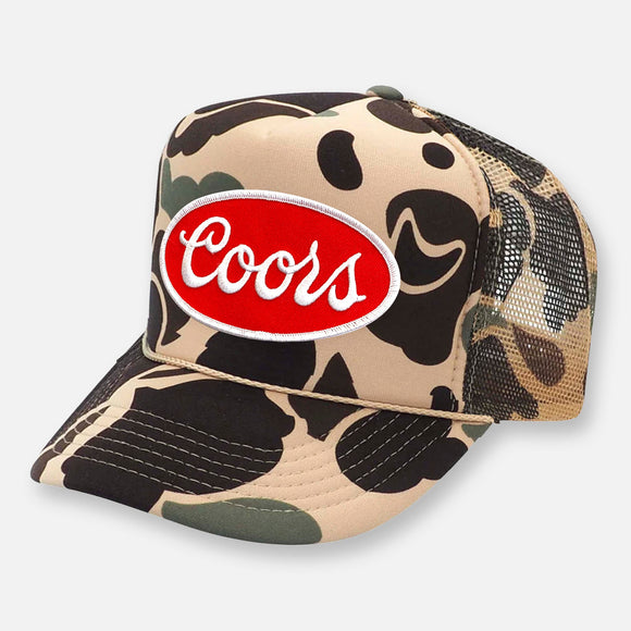 BROWN CAMO CURVED BILL HAT COLLECTION