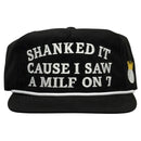 Shanked It Golf Rope Hat Custom Embroidered-2