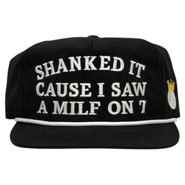 Shanked It Golf Rope Hat Custom Embroidered - 0