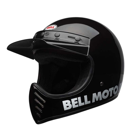 BELL MOTO 3 CLASSIC GLOSS BLACK