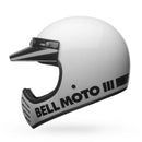 BELL MOTO 3 CLASSIC GLOSS WHITE-3