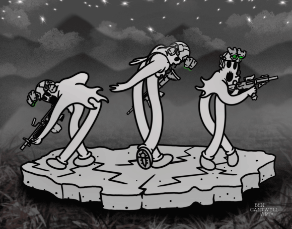 3 Dancing Ghosts (Psyops)