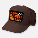 BORN TO RAISE HELL CURVED BILL PATCH HAT-10