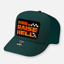 BORN TO RAISE HELL CURVED BILL PATCH HAT-7