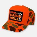 BORN TO RAISE HELL CURVED BILL PATCH HAT-5