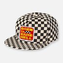 CHECKERBOARD PIT CREW PATCH HAT COLLECTION BLACK-WHITE-4