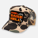 BORN TO RAISE HELL CURVED BILL PATCH HAT-2