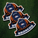 NFL Fire Helmet Stickers - 3 Pack-6