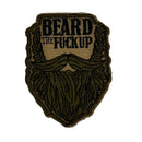 Beard the Fuck Up - 3" Laser Cut Patch-1