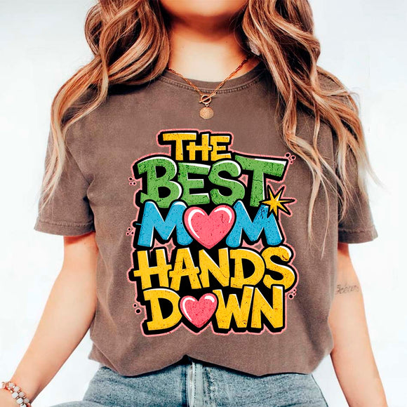 Best Mom Hands Down Shirts – Cute & Trendy Mother’s Day Gift Tees