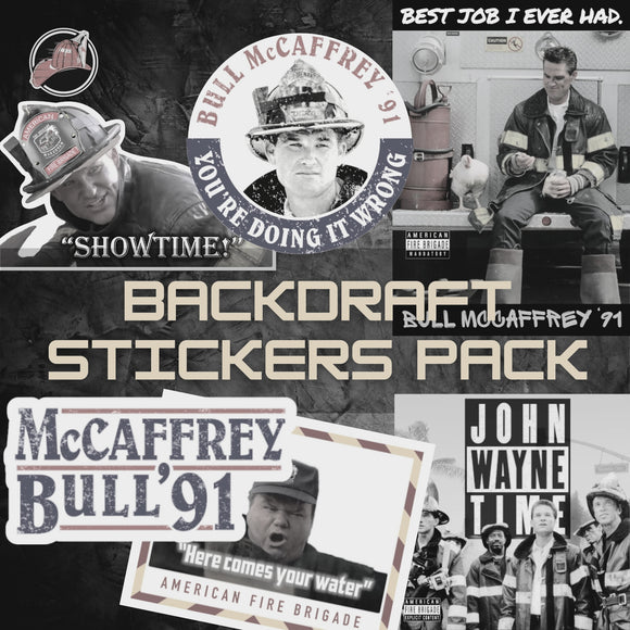 Backdraft Sticker 7 Pack