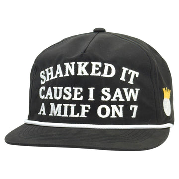 Shanked It Golf Rope Hat Custom Embroidered