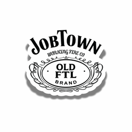 JobTown Stickers - 3 Pack - 0