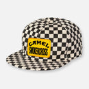 CHECKERBOARD PIT CREW PATCH HAT COLLECTION BLACK-WHITE-15
