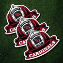 NFL Fire Helmet Stickers - 3 Pack-9