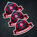 MLB (NL) Fire Helmet Stickers - 3 Pack-13