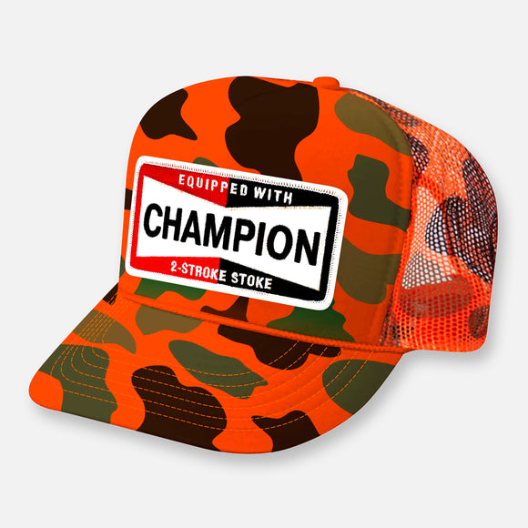 CHAMPION PIT CREW CURVED BILL PATCH HAT
