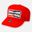 CHAMPION PIT CREW CURVED BILL PATCH HAT-7