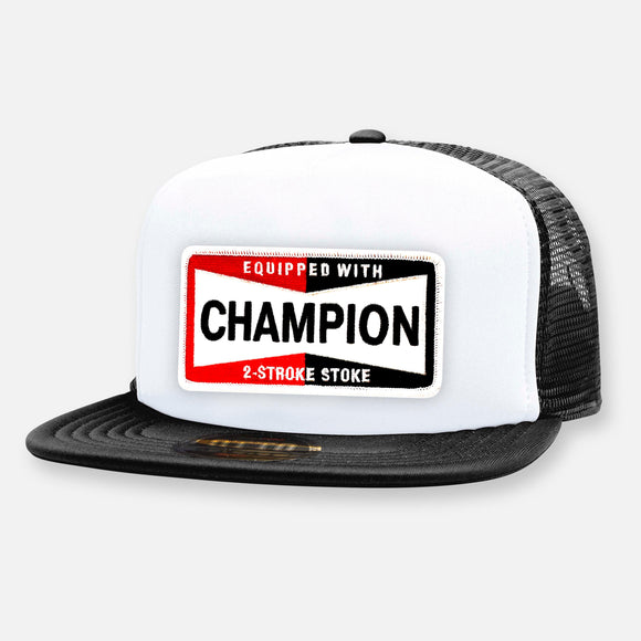 CHAMPION PIT CREW FLAT BILL PATCH HAT