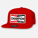 CHAMPION PIT CREW FLAT BILL PATCH HAT-2