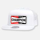 CHAMPION PIT CREW FLAT BILL PATCH HAT-8