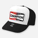 CHAMPION PIT CREW CURVED BILL PATCH HAT-17