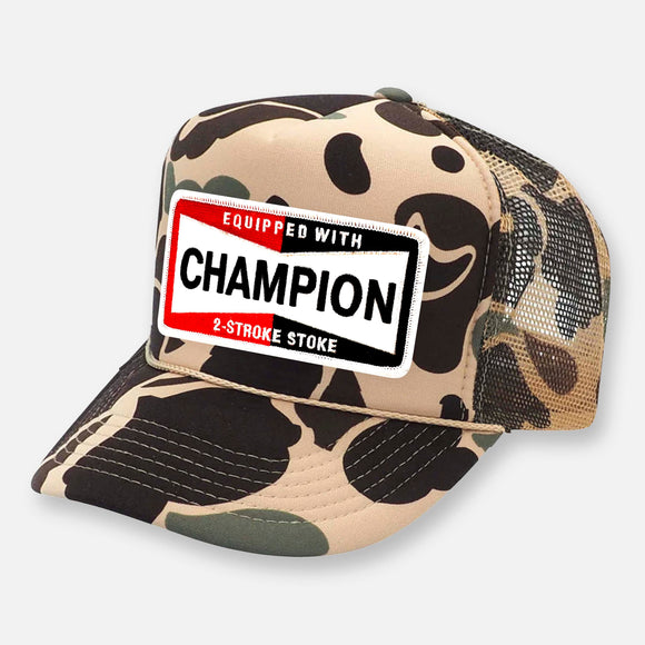 CHAMPION PIT CREW CURVED BILL PATCH HAT