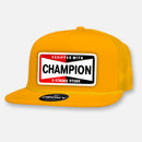 CHAMPION PIT CREW FLAT BILL PATCH HAT-7