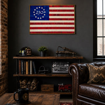 American Flag - Fire Hose - Betsy Ross - 250 Edition - 0