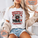 Comfort Colors Emotionally Unavailable Raccoon T-Shirts-1