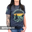 Women's Country Roads Boyfriend Fit T-Shirt-4