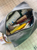 Charcoal Gray Dopp Burn Bag-3