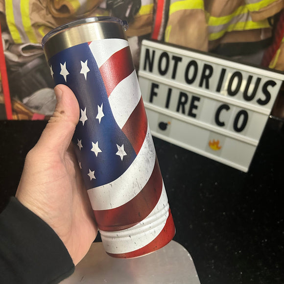 USA Flag Stainless Steel Tumbler