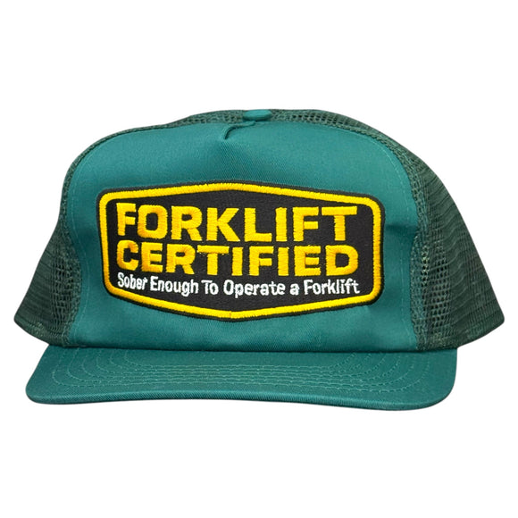 Forklift Certified Hat Custom Embroidered