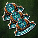 NFL Fire Helmet Stickers - 3 Pack-13