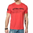 Men's Offensive Defined T-Shirt (Red)-1