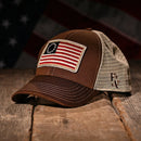 Betsy Ross Flag Patch Trucker Hat-1