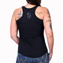 Women's Murdered Out American Flag Tank Top-3