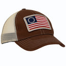 Betsy Ross Flag Patch Trucker Hat-5