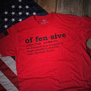 Men's Offensive Defined T-Shirt (Red)-4