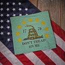 Men's Don't Tread On Me Patriotic T-Shirt (Heather Green)-6