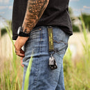 American Made Heavy Duty Tactical Keychain - Front Toward Enemy-2