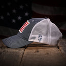 Slate & White Mesh-Back Trucker Hat-2